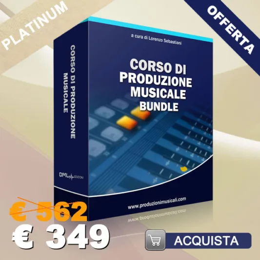 Corso di Produzione Musicale BUNDLE PLATINUM